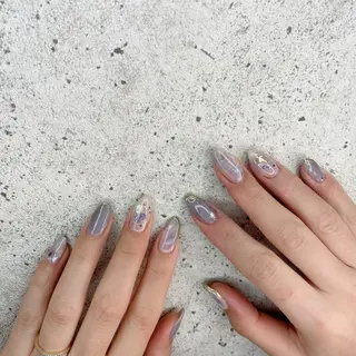 ロング カラー パーマ ヘアアレンジ メンズ キッズ ネイル マツエク・マツパ Salon Ｋのネイルデザイン