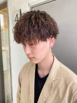 メンズ パーマ カラー beauty: beast 大名店のヘアスタイル