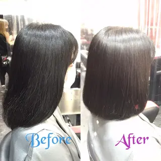 ミディアム カラー Annon プライベートサロンのヘアスタイル