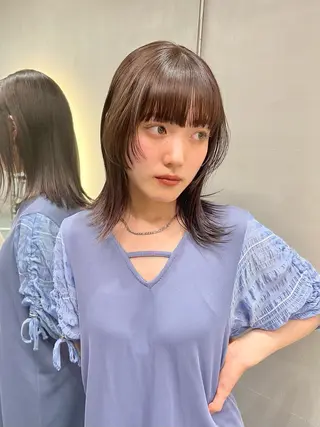 カラー 艶ブリーチ/表参道 ハイトーン /実乃梨のヘアスタイル