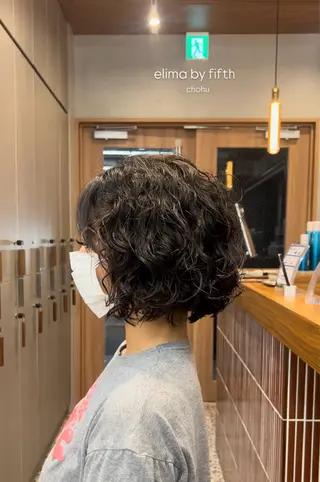 ミディアム パーマ しずく🤍🧸 / fifthパーマのヘアスタイル