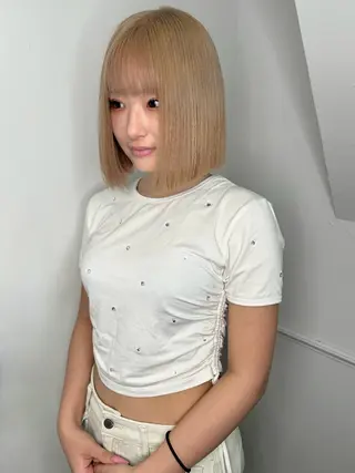 ミディアム カラー land所属・透明感カラー/レイヤ ー🌙Honokaのヘアスタイル