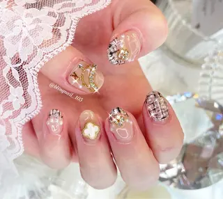 ネイル 23時まで❤︎韓国、 ワンホンネイルのネイルデザイン