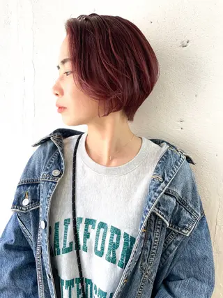 ショート HAIR WORKS HELM所属・ショート✨ボブ✨代表 新田見美仁のヘアスタイル
