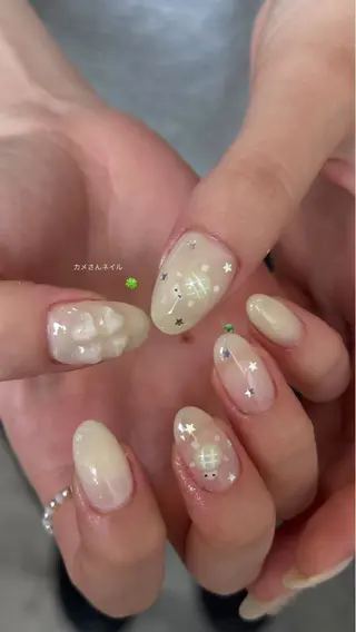 ネイル GRANDE大須 Cecil💜のネイルデザイン