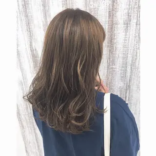 ロング カラー ヘアアレンジ 透明感♡︎♡︎ 佐々木早苗のヘアスタイル