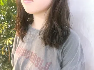 セミロング カラー ヘアアレンジ stylist/蛯谷 珠里のヘアスタイル