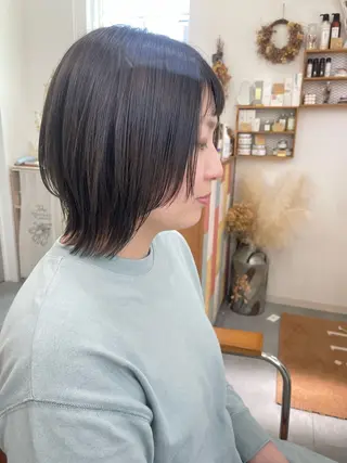 ショート カラー milk所属・キノシタ マユのヘアスタイル