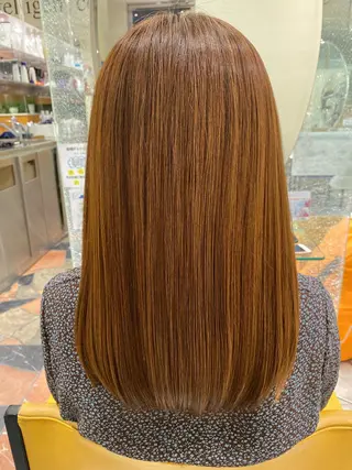 ロング 三田 豪のヘアスタイル