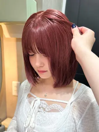 ショート カラー グレージュ/レイヤー /ボブ/moyu🎀のヘアスタイル