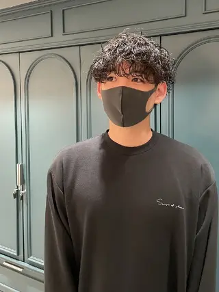 メンズ パーマ 【メンズカット/パー マ✂️】momo🌷のヘアスタイル