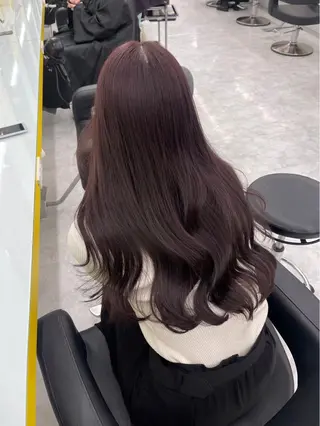 ロング カラー 🎀暖色/ラベンダー /paru🤍のヘアスタイル