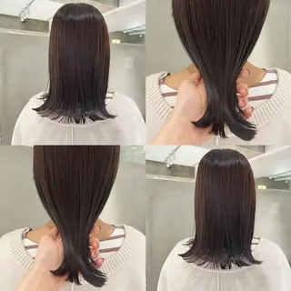 ミディアム カラー カジュアルを女っぽく 𝗮𝘆𝗮𝗰𝗼のヘアスタイル