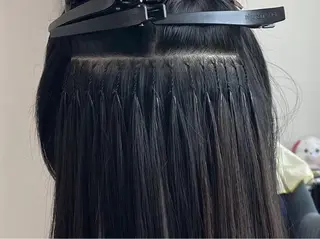 ロング 🎀韓国スリムタッキ 羽エクステ🎀kiiのヘアスタイル