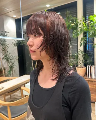 ミディアム パーマ tricca  ginza所属・ボブ・レイヤー ・パーマ【iri】のヘアスタイル