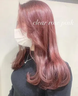 ロング カラー ワンホン/韓国ヘア 🤍amiのヘアスタイル