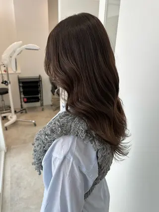 セミロング カラー ヘアセット/艶カラー 💐nao.のヘアスタイル