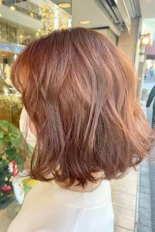 ミディアム ayumi🦖/ 似合わせカラー🤎のヘアスタイル