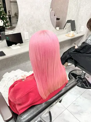 ミディアム 🦋ハイトーン🦋 石山 希理🦋のヘアスタイル