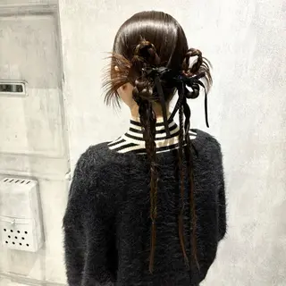 ヘアアレンジ 古賀/レイヤーボブ /ハッシュカットのヘアスタイル