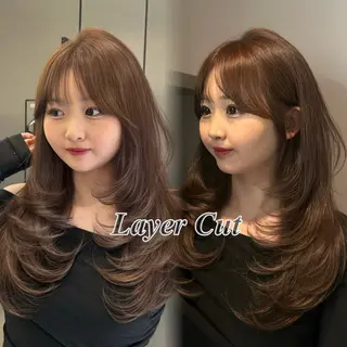 ロング 大人レイヤー/艶美髪 🇺🇸TOMONAのヘアスタイル