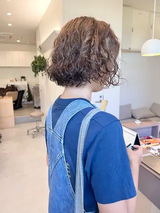 ショート パーマ 似合わせカット🫧 /パーマRINAのヘアスタイル