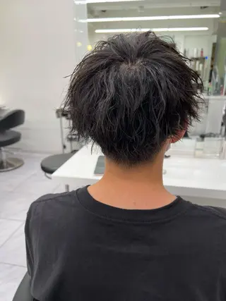 ショート カラー パーマ メンズ トレンド/レイヤー うる艶🪞CANDYのヘアスタイル