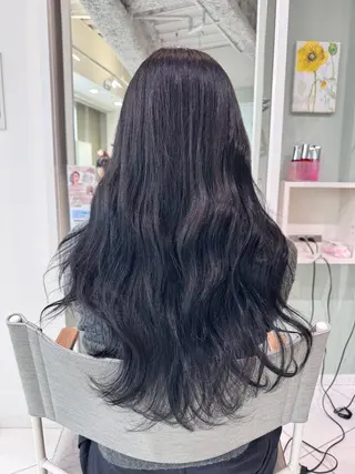 ロング カラー トレンドヘア/メンズ パーマ/下村 伯のヘアスタイル