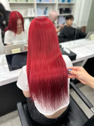 ロング プルエクステ/カラー ⭐️KIR̋Aのヘアスタイル