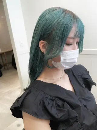 セミロング カラー メンズ特化 パーマ/オザワのヘアスタイル