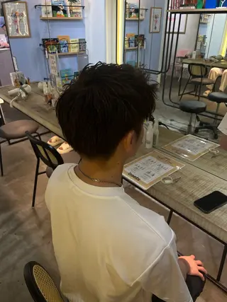 メンズ 喜友名 ウララのヘアスタイル