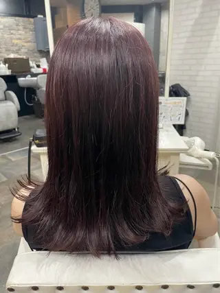 ミディアム The Apartment of Solon Citta 船橋609所属・髪質改善/縮毛矯正/ 美髪/個室/ハラのヘアスタイル