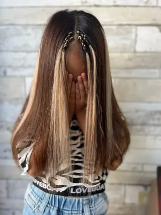 セミロング B-W ⭐️REIKOのヘアスタイル