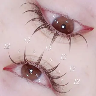 マツエク・マツパ MONSTER EYELaSHのマツエク・マツパデザイン