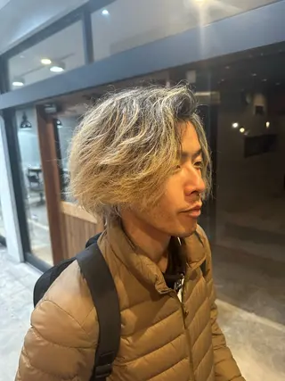 カラー メンズ ⚡️メンズカラー特化 /ブリーチ/興大のヘアスタイル