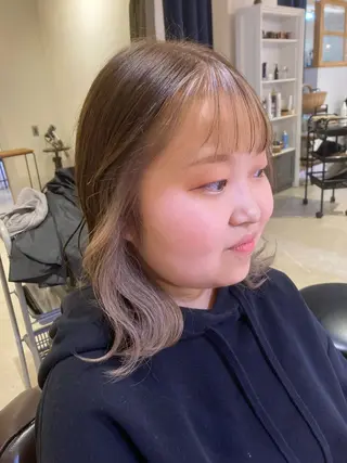 ミディアム カラー DEUCE hair /ヒハルのヘアスタイル