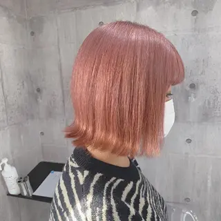 ミディアム カラー ヘアアレンジ 💕ブリーチ/ヘアメ 🎀YUUKAのヘアスタイル