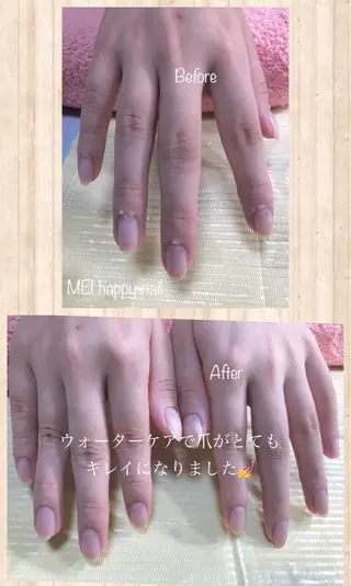 ネイル 北浦和 自爪育成ケアのネイルデザイン