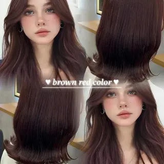 ロング カラー 淡色/ワンホンヘア 🤍MINORIのヘアスタイル