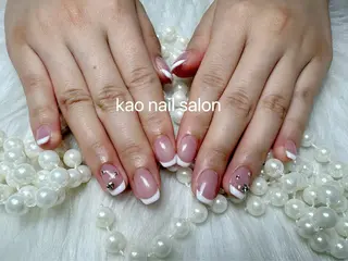 ネイル kao nail マグネット/長さだしのネイルデザイン