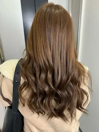 セミロング ルービック難波／韓国 /艶カラー/KAZUのヘアスタイル