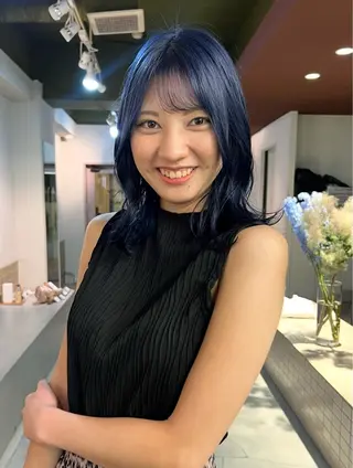 ミディアム koe'（コエ）所属・【koé/コエ】 めめのヘアスタイル