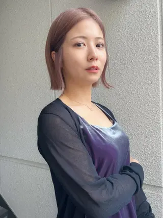 ショート カラー カラーパティシエ facce🌼ikoのヘアスタイル