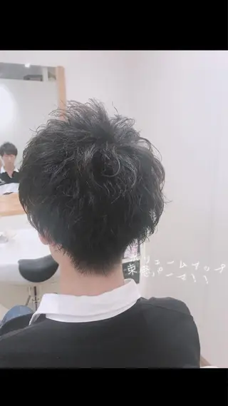 ショート メンズ アザマ　ヤスカツ _rosso 川口のヘアスタイル