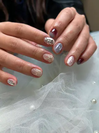 ネイル takara nail所属・takara射水高岡 マグネット韓国ポップのネイルデザイン