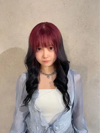 ロング カラー SHIKI所属・三村 修斗のヘアスタイル