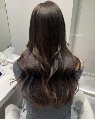 ロング 透明感🍨レイヤー ヘアセット/miyuのヘアスタイル