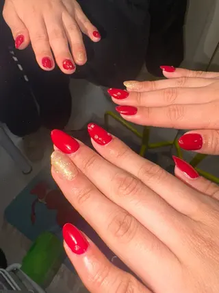 ネイル 33nail✴️栄 スミレ❇️Gel-xのネイルデザイン