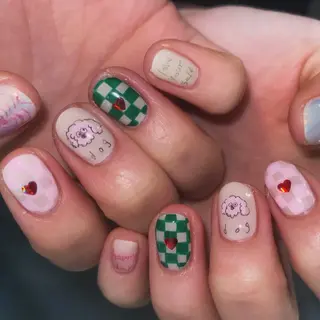 ネイル ✨akari✨ 韓国、メンズネイルのネイルデザイン