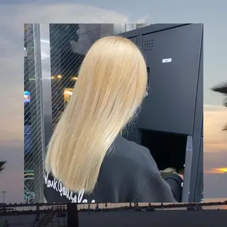 ロング カラー パーマ ヘアアレンジ メンズ キッズ ネイル マツエク・マツパ アイブロウ ハイトーンNo.1 👩🏼NaGiSaのヘアスタイル